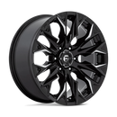 20x9 Fuel Off-Road D803 Flame Gloss Black Milled 6x139.7 ET20 CB106.1 Wheel Rim