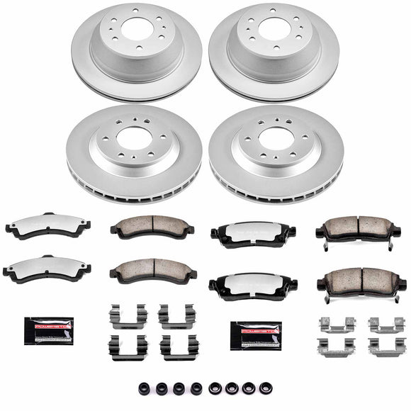 Z36 Truck & Tow Premium Carbon-Fiber Ceramic Brake Pad and Fully Coated Rotor Ki