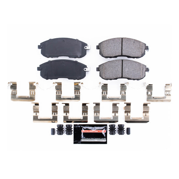 PowerStop Z23 Evolution Sport Carbon-Fiber Brake Pads With Hardware