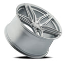 19x9.5 Select Precision Alloys Shadow Silver Brushed 5x112 ET35 Wheel