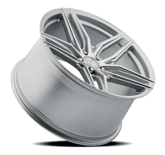 19x9.5 Select Precision Alloys Shadow Silver Brushed 5x112 ET35 Wheel