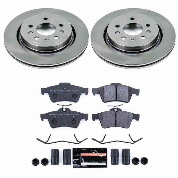 PowerStop Track Day Spec High-Performance Brake Pad and Rotor Kit