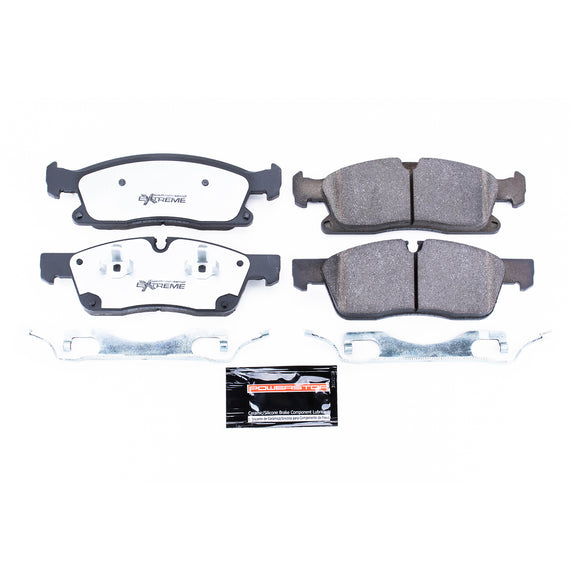 PowerStop Z36 Truck And Tow Carbon-Fiber Ceramic Brake Pads With Hardware
