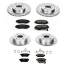 PowerStop Z23 Daily Driver Carbon-Fiber Ceramic Brake Pad and Drilled & Slotted