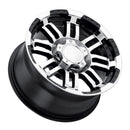 15x6 Vision 375 Warrior Black Machined Face 6x139.7 6x5.5 ET0 Wheel Rim