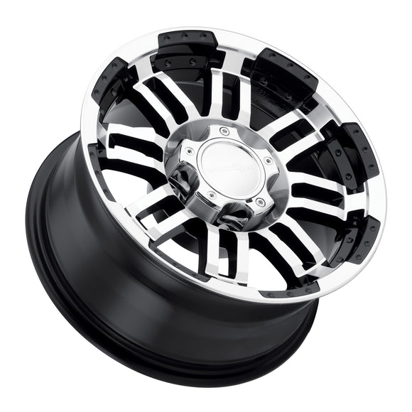 15x6 Vision 375 Warrior Black Machined Face 6x139.7 6x5.5 ET0 Wheel Rim