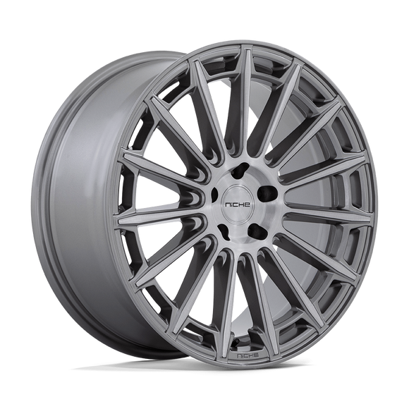 20X10.5 Niche 1PC M276 Amalfi Platinum 5X120 ET35 Wheel Rim