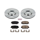 PowerStop OE Stock Replacement Low-Dust Ceramic Brake Pad and Rotor Kit