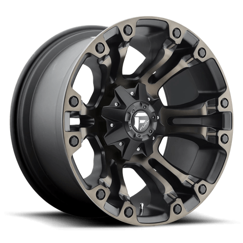 17x9 Fuel Off-Road D569 Vapor Black 6x135 ET-12 CB106.1 Wheel Rim