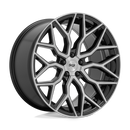 19X8.5 Niche M262 MAZZANTI Gloss Black Brushed Face 5X114.3 ET35 wheel/rim
