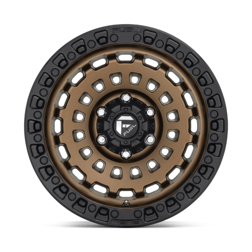 20x9 Fuel Off-Road D634 Zephyr Matte Bronze Black Bead Ring 5x127 ET20 Wheel