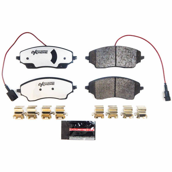 PowerStop Z36 Truck And Tow Carbon-Fiber Ceramic Brake Pads With Hardware