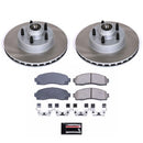 PowerStop Semi-Coated Rotor and Low-Dust Ceramic Brake Pad Kit