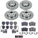 PowerStop OE Stock Replacement Low-Dust Ceramic Brake Pad and Rotor Kit