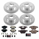 PowerStop Z23 Daily Driver Carbon-Fiber Ceramic Brake Pad and Drilled & Slotted