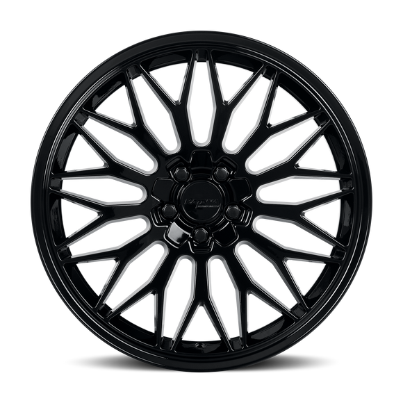 18x8 Katana KR05 Glossy Black Wheel 5x105 ET40 CB73.1