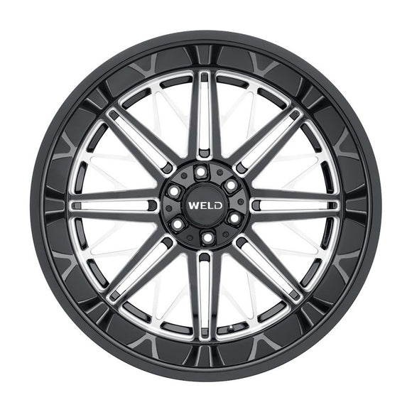 22x12 WELD Off-Road Cascade Black Milled 8x170 ET-44 CB125.1 Wheel Rim