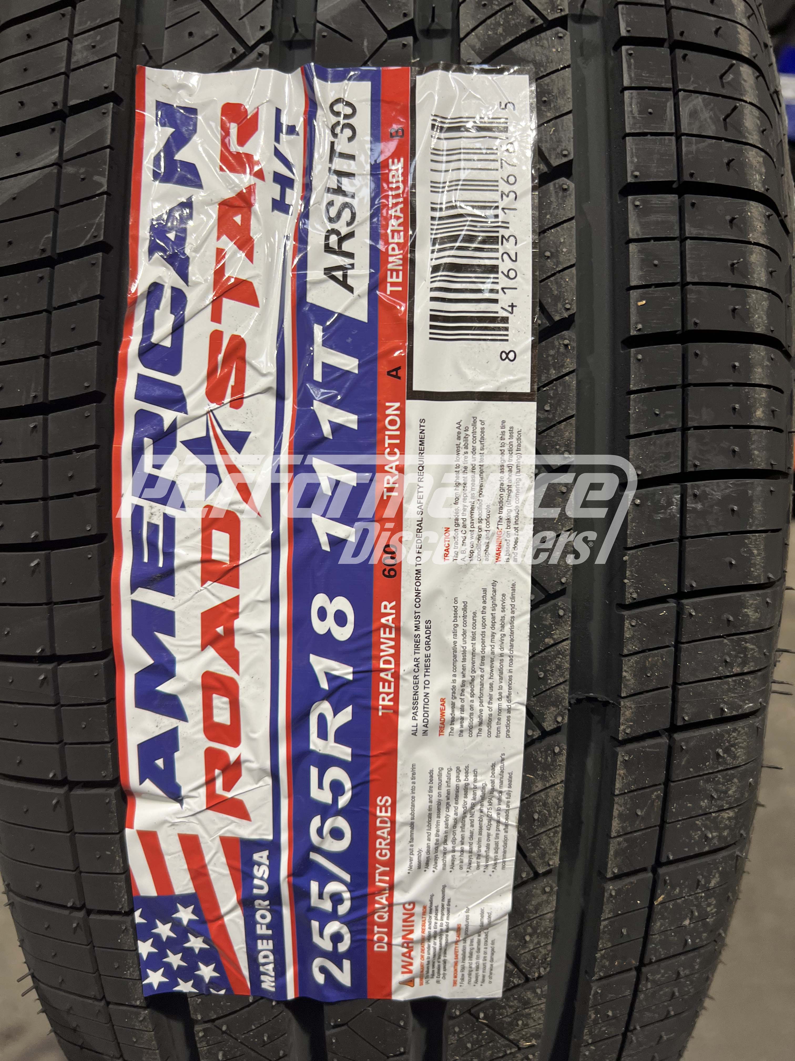 American Roadstar H/T Tire(s) 255/65R18 111T SL BSW 255 65 18 2556518