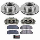 PowerStop OE Stock Replacement Low-Dust Ceramic Brake Pad, Rotor and Caliper Kit