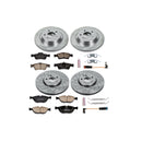 PowerStop OE Stock Replacement Low-Dust Ceramic Brake Pad and Rotor Kit