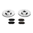 PowerStop Z23 Daily Driver Carbon-Fiber Ceramic Brake Pad and Drilled & Slotted