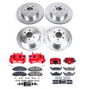 PowerStop Z23 Daily Driver Carbon-Fiber Ceramic Pads Drilled & Slotted Rotor & C