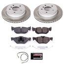 PowerStop Semi-Coated Rotor and Low-Dust Ceramic Brake Pad Kit