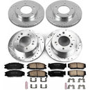 PowerStop Z23 Daily Driver Carbon-Fiber Ceramic Brake Pad and Drilled & Slotted