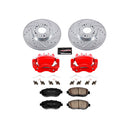 PowerStop Z23 Daily Driver Carbon-Fiber Ceramic Pads Drilled & Slotted Rotor & C