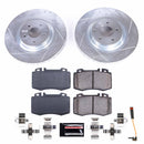 PowerStop Z23 Daily Driver Carbon-Fiber Ceramic Brake Pad and Drilled & Slotted