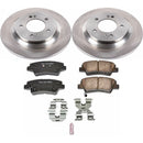 PowerStop OE Stock Replacement Low-Dust Ceramic Brake Pad and Rotor Kit