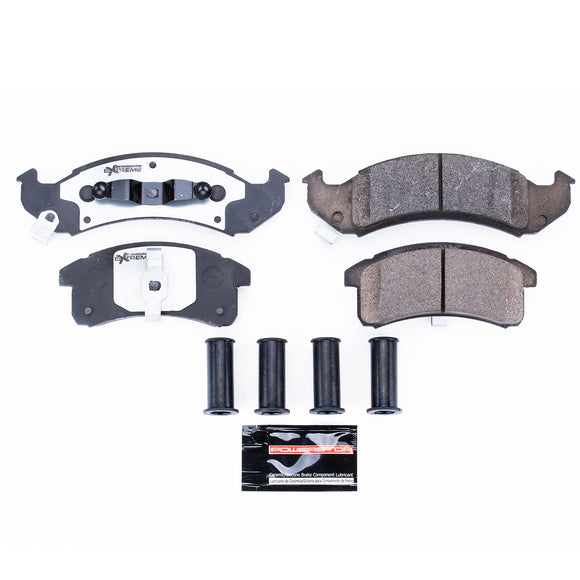 PowerStop Z26 Street Performance Carbon-Fiber Ceramic Brake Pads With Hardware