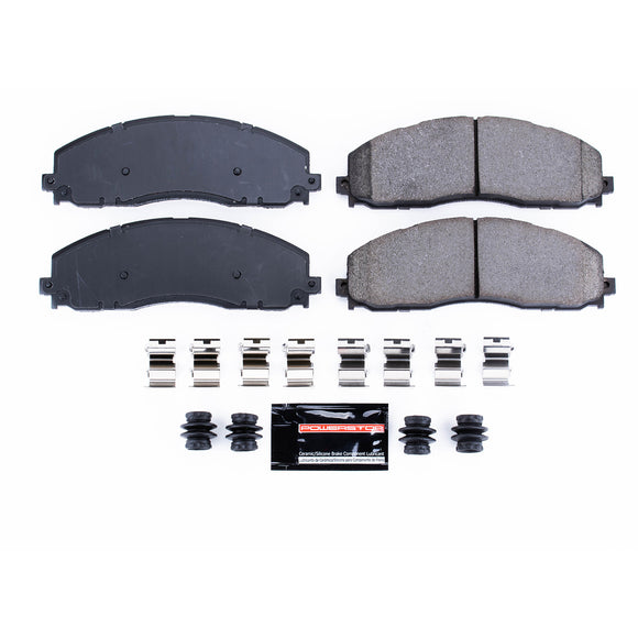 PowerStop Z23 Evolution Sport Carbon-Fiber Brake Pads With Hardware