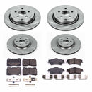 PowerStop OE Stock Replacement Low-Dust Ceramic Brake Pad and Rotor Kit