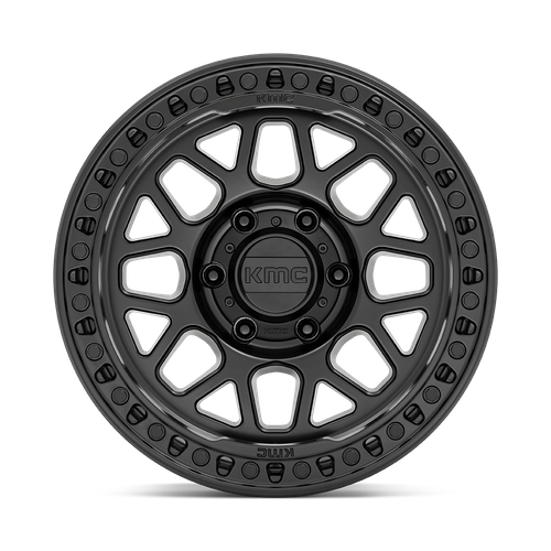 18x9 KMC KM549 GRS Satin Black 5x127 ET18 CB71.5 Wheel Rim