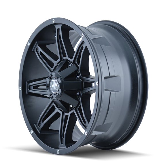 18x9 Mayhem Rampage Black-Matte Wheel/Rim 5x114.3 8090-8956MB18