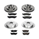 PowerStop Z23 Daily Driver Carbon-Fiber Ceramic Brake Pad and Drilled & Slotted
