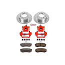 PowerStop Z36 Truck and SUV Ceramic Brake Pad, Drilled & Slotted Rotor, and Cali