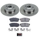 PowerStop OE Stock Replacement Low-Dust Ceramic Brake Pad and Rotor Kit