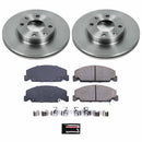 PowerStop OE Stock Replacement Low-Dust Ceramic Brake Pad and Rotor Kit