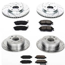 PowerStop Z23 Daily Driver Carbon-Fiber Ceramic Brake Pad and Drilled & Slotted