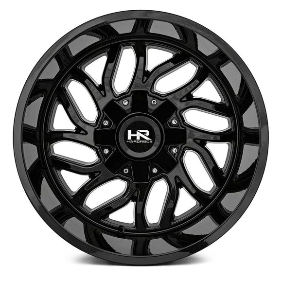 20x10 Hardrock Destroyer Gloss Black 6x135/139.7 ET-19 wheel/rim