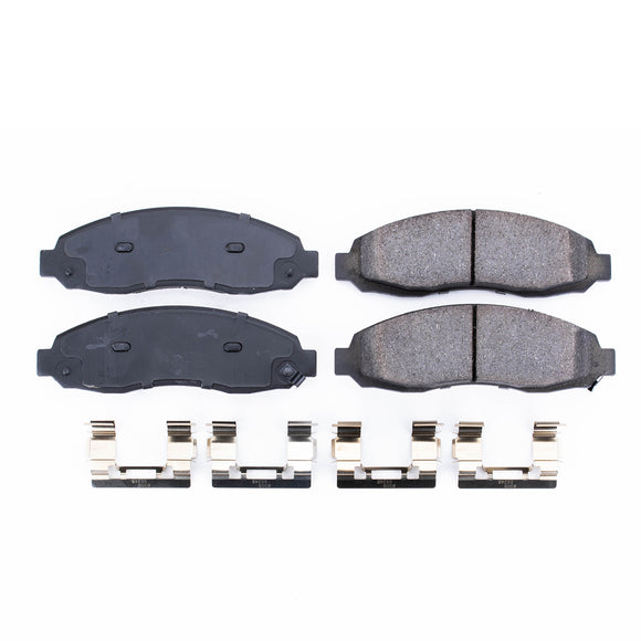 PowerStop Z17 Evolution Ceramic Brake Pads With Hardware