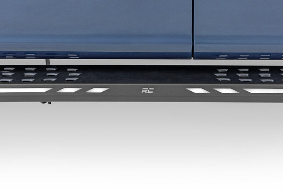 Rough Country AC2 Running Boards Amber White for 07-18 Chevy GMC 1500 Crew Cab