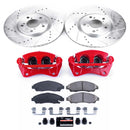 PowerStop Z23 Daily Driver Carbon-Fiber Ceramic Pads Drilled & Slotted Rotor & C