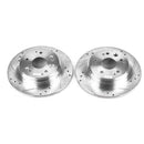 PowerStop Evolution Drilled Slotted Rotors Pair Rear For Acura TL