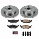 PowerStop OE Stock Replacement Low-Dust Ceramic Brake Pad and Rotor Kit
