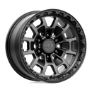 17X8.5 KMC KM718 SUMMIT Satin Black With Gray Tint 6X139.7 ET0 wheel/rim