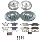 PowerStop Z36 Carbon-Fiber Ceramic Brake Pad with Drilled and Slotted Rotor Kit