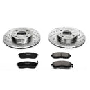 PowerStop Z23 Daily Driver Carbon-Fiber Ceramic Brake Pad and Drilled & Slotted